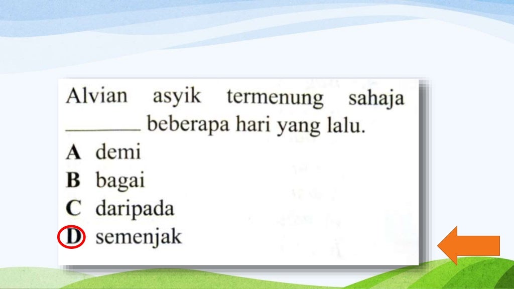 Kuiz tatabahasa klinik kecemerlangan bm