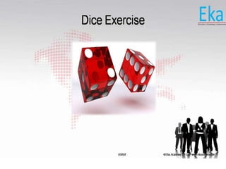 © Eka Academy Pvt Ltd. www.ekaacademy.inKUKRI
Dice Exercise
 