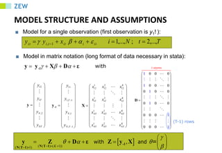Advanced Applied Econometrics Panel-Dynamic | PDF