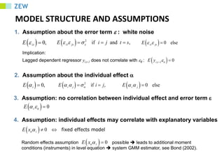 Advanced Applied Econometrics Panel-Dynamic | PDF