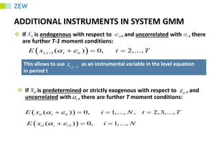 Advanced Applied Econometrics Panel-Dynamic | PDF