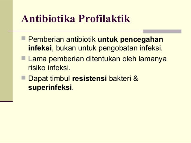 Farmakologi I. Antibiotika