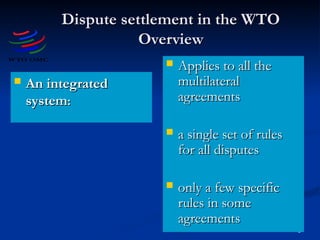dispute settlement of WTO Secretatirat.ppt