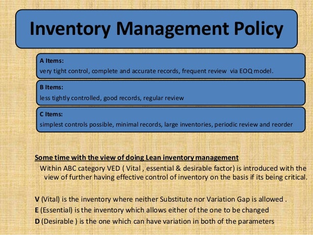 inventory system ppt