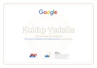 Kuldip Vadalia
06/02/2017
 
