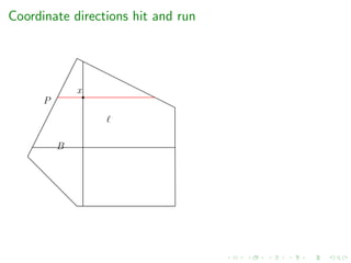 Coordinate directions hit and run
P
B
x
 