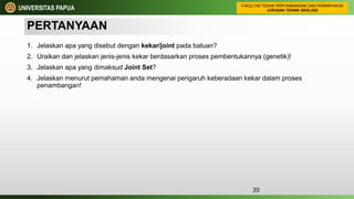 Kuliah rekahan (tambang) | PDF