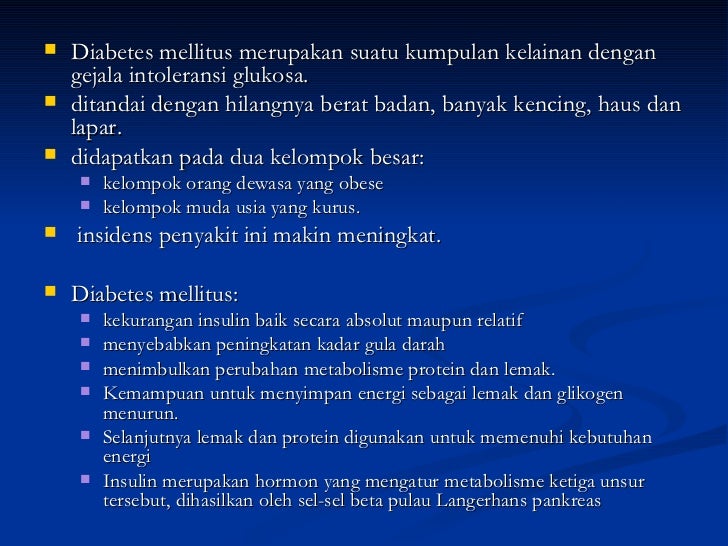 Diabetes Melitus Tipe 1