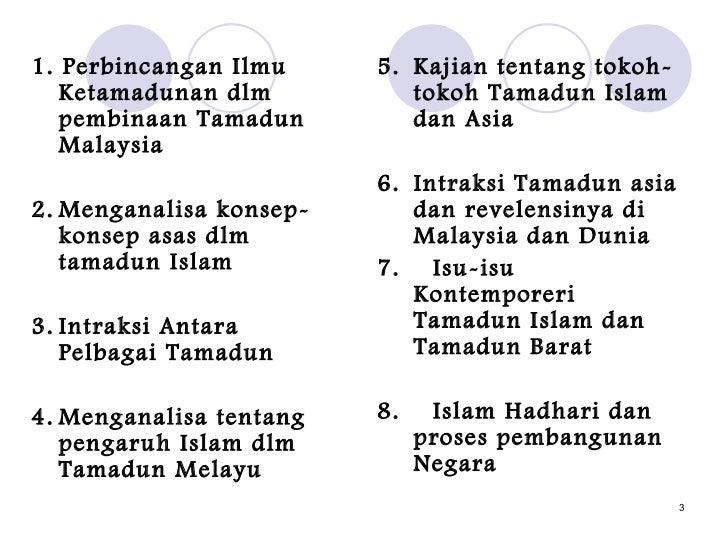 definisi tamadun melayu Definisi tamadun makna tamadun daripada aspek bahasa 1 bahasa arab maddana- pembukaan bandar atau kota serta perbuatan memperhalusi budipekerti madani- pembangunan perbandaran serta kehalusan budi pekerti 2 bahasa melayu-sopan, terhormat dan berakhlak 3. definisi tamadun melayu Definisi tamadun makna tamadun daripada aspek bahasa 1 bahasa arab maddana- pembukaan bandar atau kota serta perbuatan memperhalusi budipekerti madani- pembangunan perbandaran serta kehalusan budi pekerti 2 bahasa melayu-sopan, terhormat dan berakhlak 3.