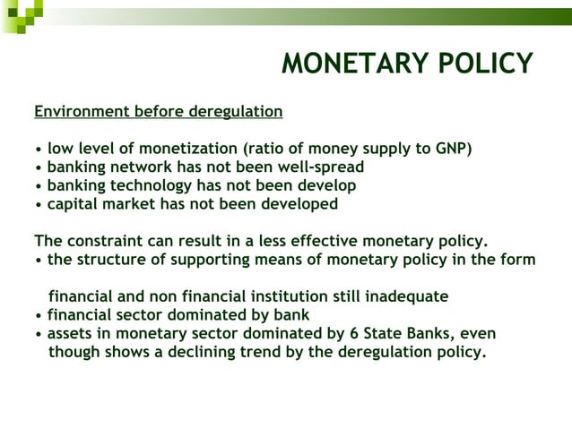 Indonesia Monetary Policy Ppt