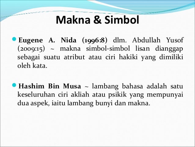 SEMANTIK DAN PRAGMATIK BAHASA MELAYU