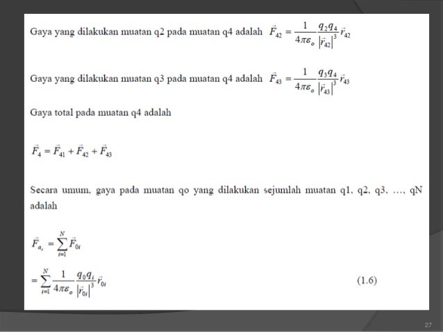 Kuliah 1 listrik statis