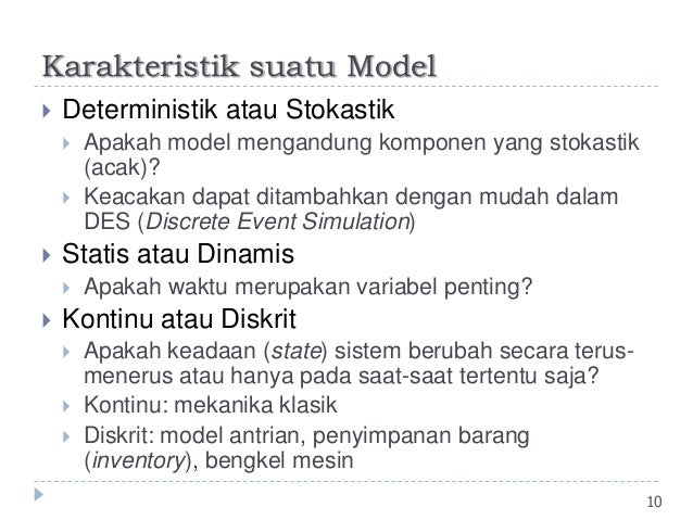 Kuliah 1 pemodelan simulasi introduction