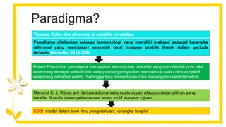 Kuliah 2 - Paradigma Islam dan sains.pptx