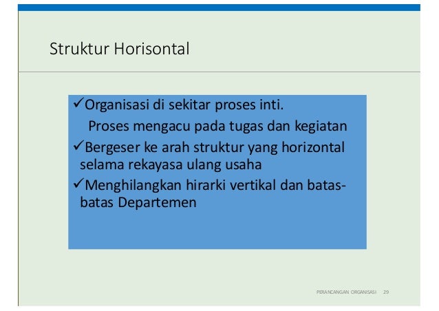 Desain Struktur Organisasi (Kuliah 2 OMPI)