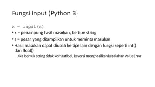 Kuliah 2_Operator, Input, dan Output.pptx