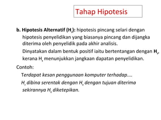 Kuliah 3 Pemboleh Ubah Hipotesis Dan Soalan Kajian