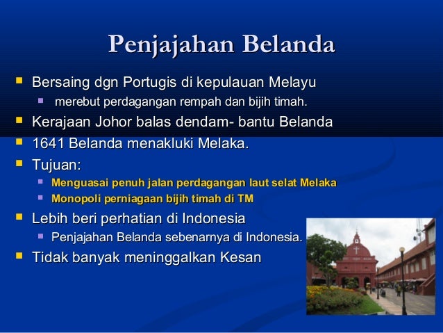 Kesan Penjajahan Portugis Di Tanah Melayu