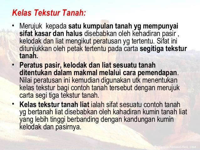 Kuliah 5 Faktor Tanah Yang Mempengaruhi Pertumbuhan Dan Hasil Tumbu