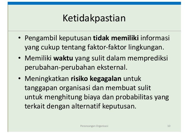 Dampak Lingkungan Pada Organisasi Kuliah 5 Ompi