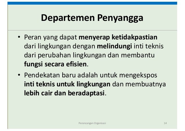Dampak Lingkungan Pada Organisasi Kuliah 5 Ompi