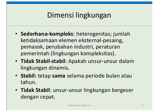 Dampak Lingkungan Pada Organisasi Kuliah 5 Ompi