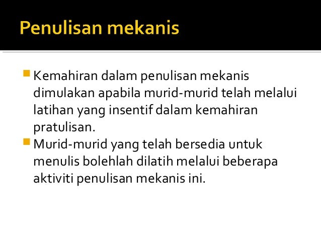 Kuliah 6 Tulisan Mekanis