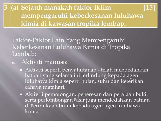 Kuliah 8 Proses Endogenik Luluhawa Hakisan Dan Gerakan Jisim