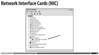 Network Interface Cards (NIC)




                                10
 