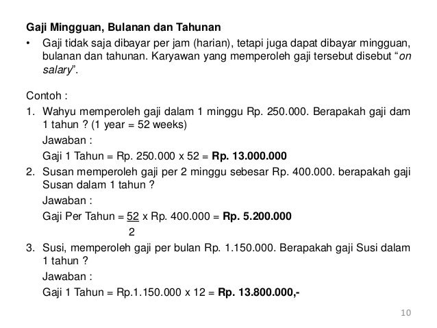 Kuliah 8 Penggajian