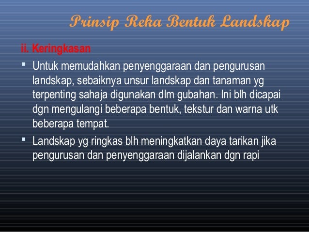 pengenalan hortikultur dan prinsip landskap