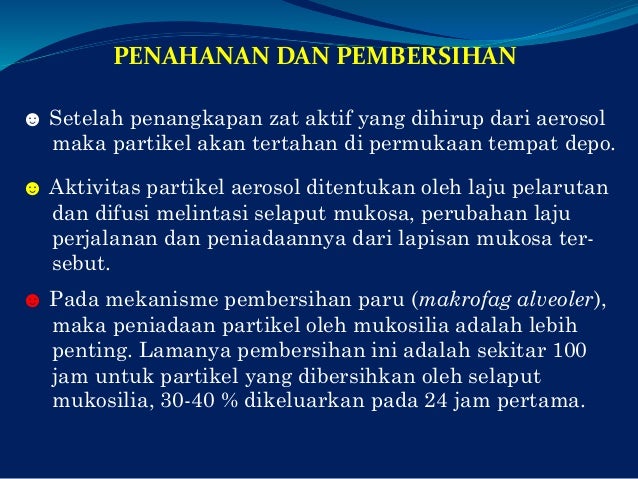 Biofarmasi Sediaan Yang Diberikan Melalui Paru Aerosol