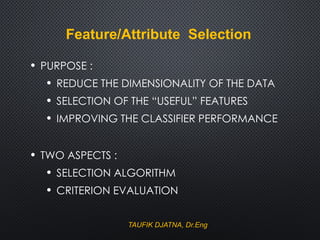 Kuliah_FEATURE SELECTION_Data Mining.pptx