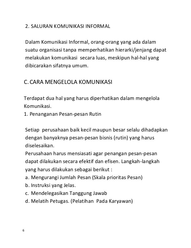 Komunikasi dalam organisasi