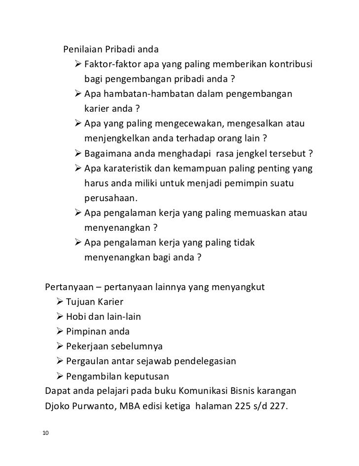 Kuliah Kombis Wawancara Kerja