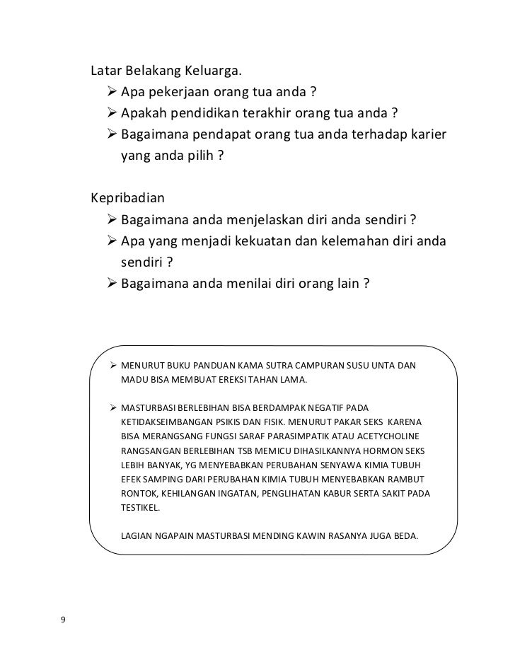 Kuliah Kombis Wawancara Kerja