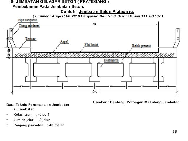 Kuliah minggu ke 9 struktur jembatan 06 nopb2012