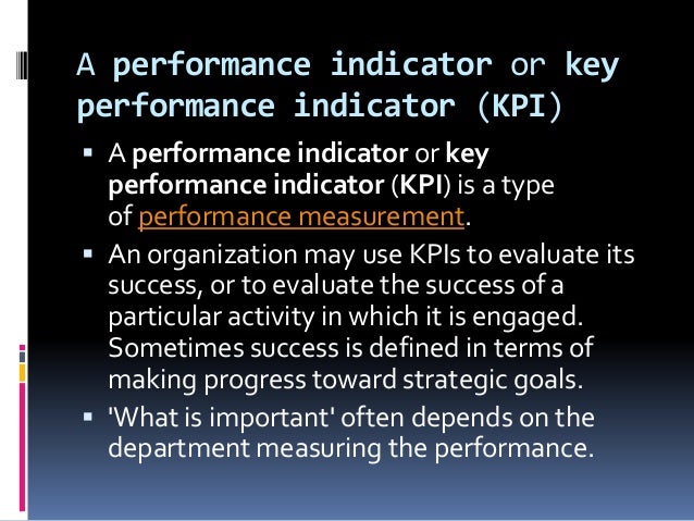 Key Performance Indicator on Education