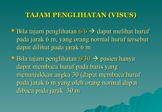 Visus Normal kuliah refraksi mata ppttttttttttttttttt | PPT