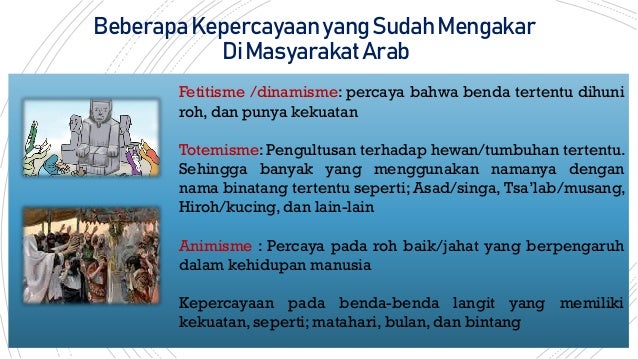 MASYARAKAT ARAB PRA ISLAM