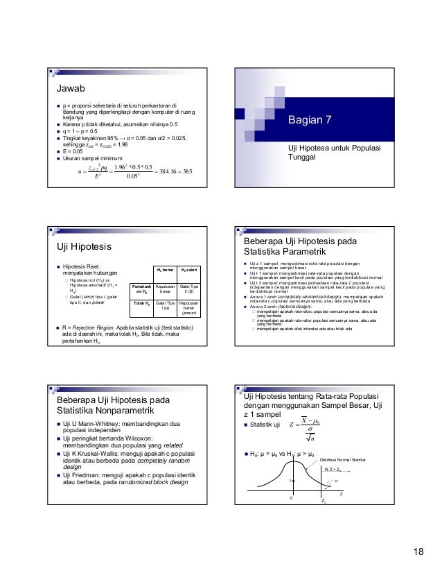 Kuliah statistika dasar