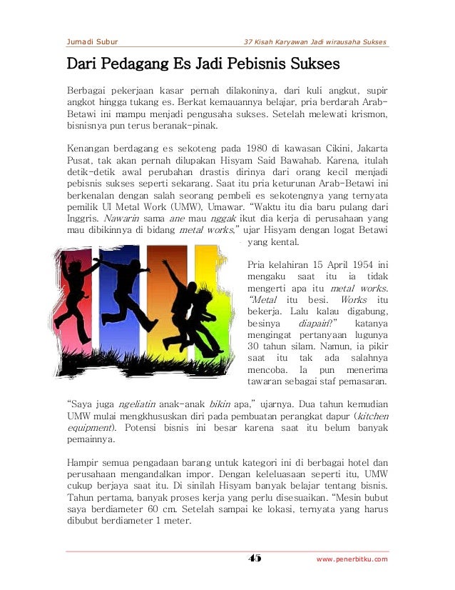 Kuli Bangunan Jadi Juragan (Ebook Motivasi Menjadi 