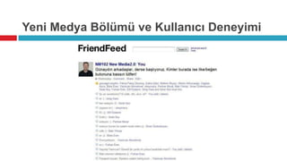 Yeni Medya Bölümü ve Kullanıcı Deneyimi
 