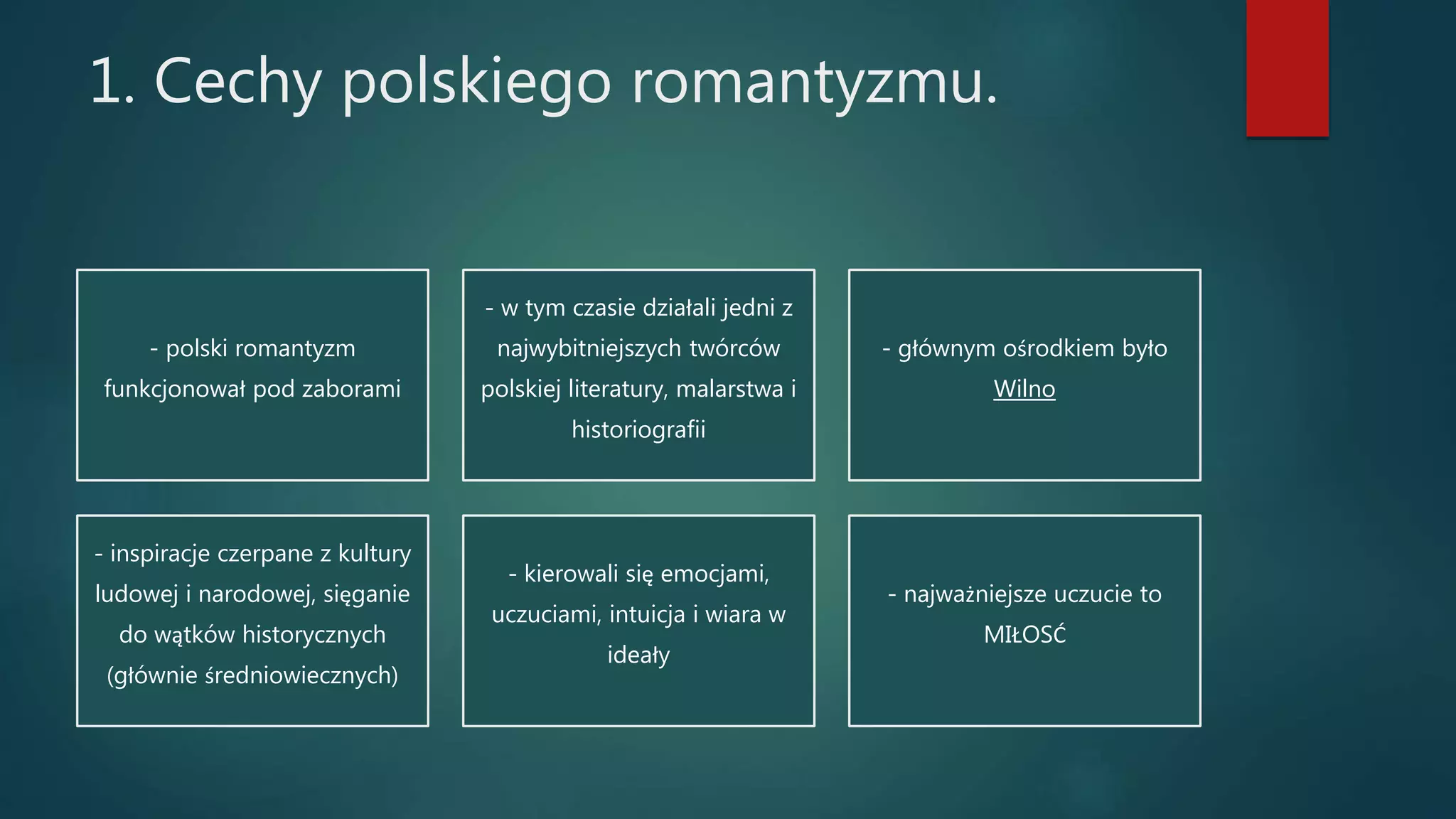Kultura polskiego romantyzmu. | PPTX | Books and Literature