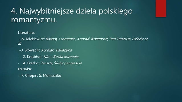 Kultura polskiego romantyzmu.