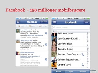 Facebook - 150 millioner mobilbrugere
 