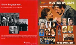 Kultur in Olpe - Programmheft 14/15