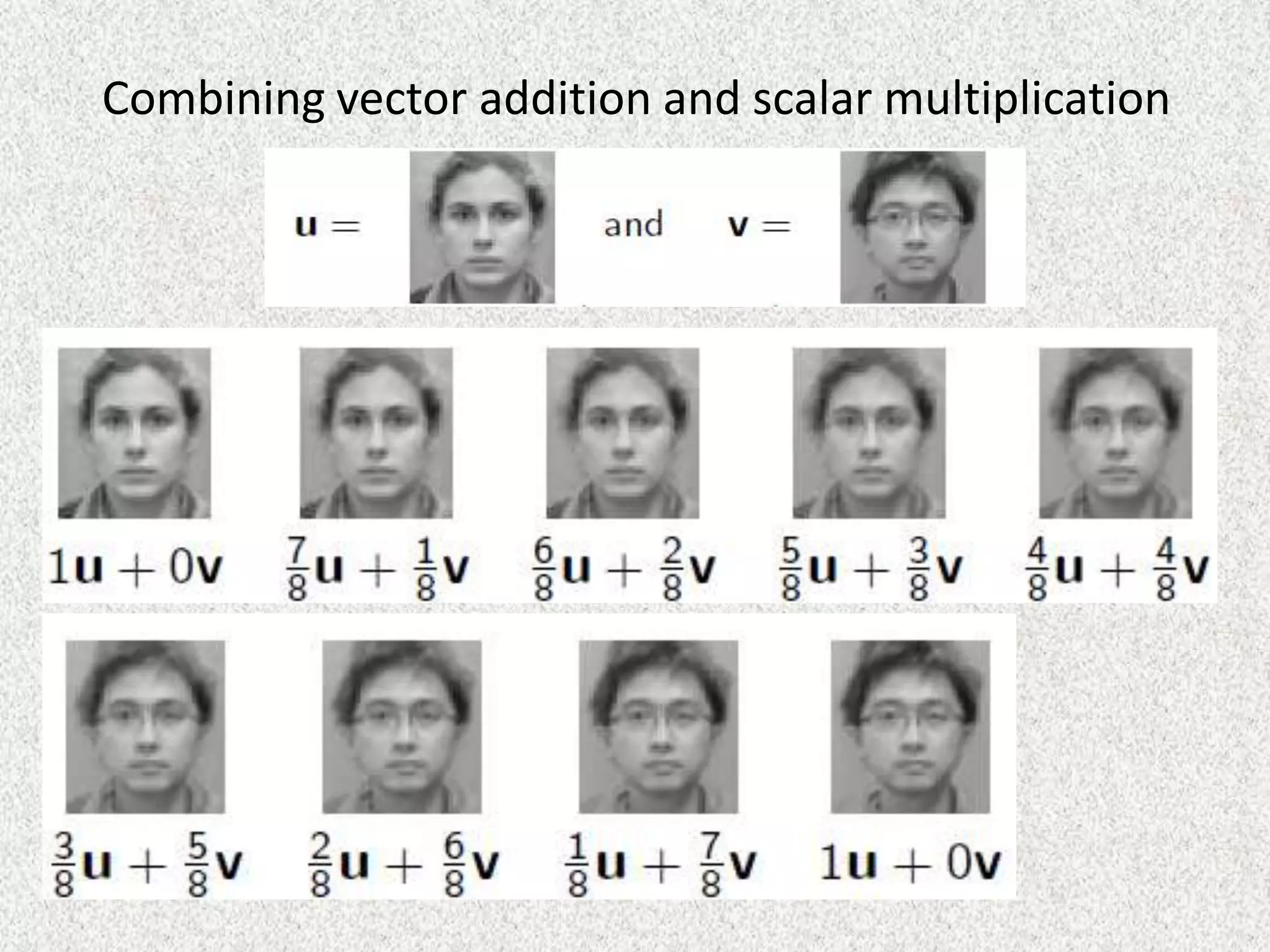 Combining vector addition and scalar multiplication

 