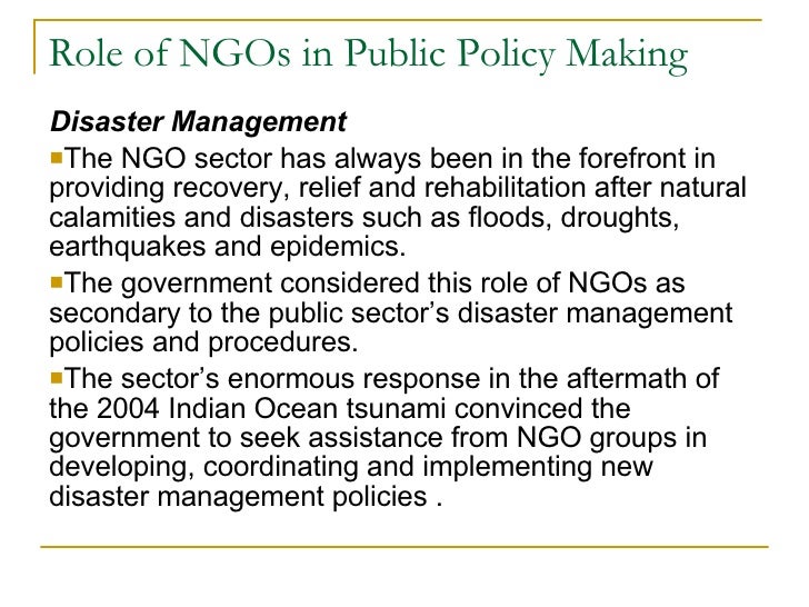 Natural Disaster Government Programs Natural Disaster Government Programs