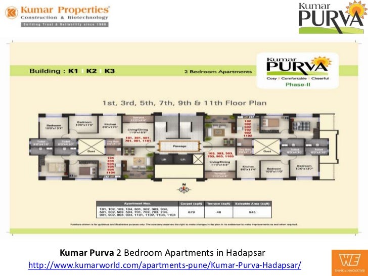 Kumar Purva 2 BHK flats in Hadapsar Befitting an Urbane Lifestyle